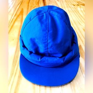 Vtg Bogner Earflap Winter Hat Blue  sz M Made In Canada